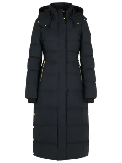 MOOSE KNUCKLES MOOSE KNUCKLES 'JOCADA' LONG BLACK POLYAMIDE BLEND DOWN JACKET