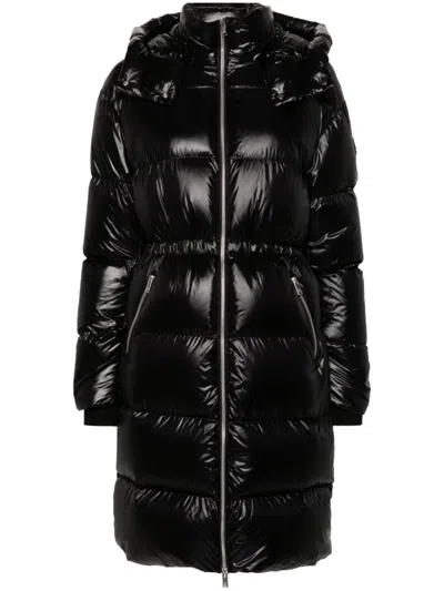 Moose Knuckles Juniper Parka With Water Repellent Hood In Black