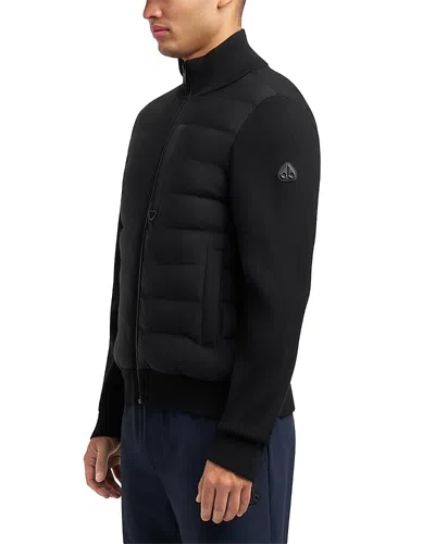 Moose Knuckles Kamet Hybrid Down Jacket In Black