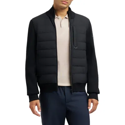 Moose Knuckles Kamet Hybrid Down Jacket In Black