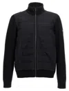 Moose Knuckles Black Kamet Hybrid Jacket In Black