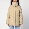 Moose Knuckles Katla Sand-coloured Quilted Down Jacket In Beige