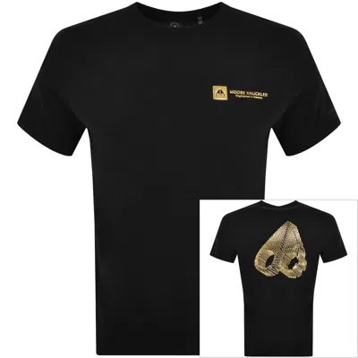 Moose Knuckles Keshi Gold T Shirt Black