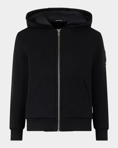 Moose Knuckles Unisex Classic Bunny Jacket - Big Kid In Black Black