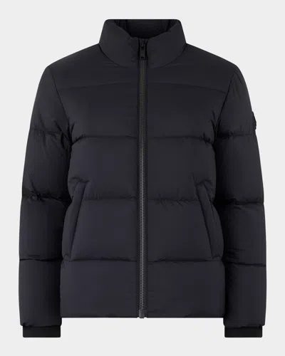 Moose Knuckles Kid's Kings Puffer Jacket In Black