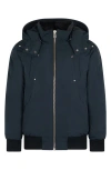 Moose Knuckles Kids' 600 Fill Power Down Bomber Jacket In Blue