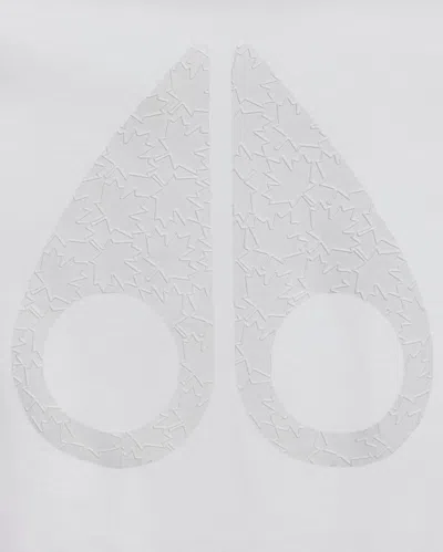 Moose Knuckles Kids Unisex Chamblee Leaf Tee In White