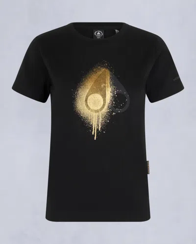 Moose Knuckles Kids Unisex Gold Series Augustine Tee In Black