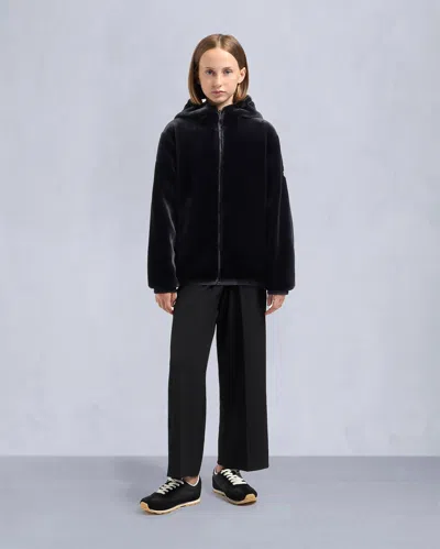 Moose Knuckles Kids Unisex Gold Series Simcoe Reversible Bunny In Black