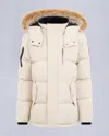 Moose Knuckles Kids Unisex Original Shearling Trim 3q Jacket In Neutral