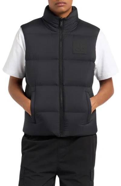 Moose Knuckles Reversible Down-filled Vest In Black