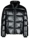 MOOSE KNUCKLES KINGS BLACK NYLON DOWN JACKET