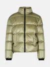 Moose Knuckles 'kings' Green Nylon Down Jacket In Green