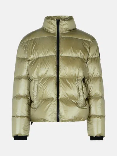 Moose Knuckles Kings Green Nylon Down Jacket