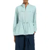 Moose Knuckles Labelle Water Repellent Ripstop Jacket In Tide
