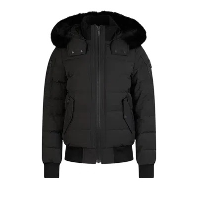 Pre-owned Moose Knuckles Ladriere Bomber Jacket 'grey Birch' | Women's Size Xs In Gray