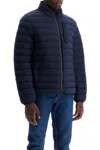 Moose Knuckles Quilted Stand-collar Puffer Jacket In Blue