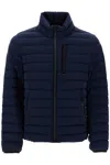Moose Knuckles Quilted Stand-collar Puffer Jacket In Navy (blue)
