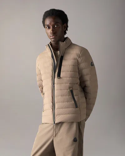Moose Knuckles Laki Down Jacket In Neutral