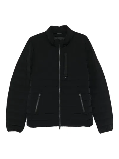 Moose Knuckles Level 2 Lightweight Down Quilted Jacket For Men In Black