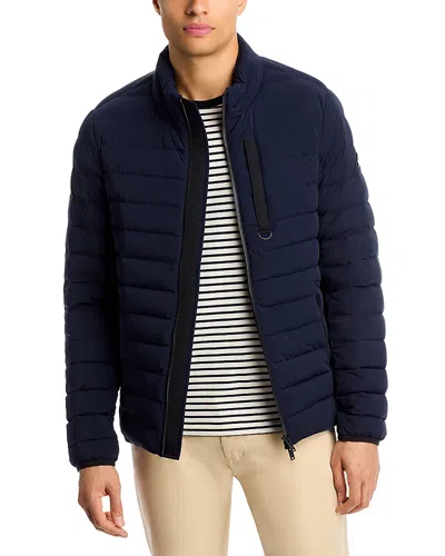 Moose Knuckles Laki Quilted Jacket In Blue