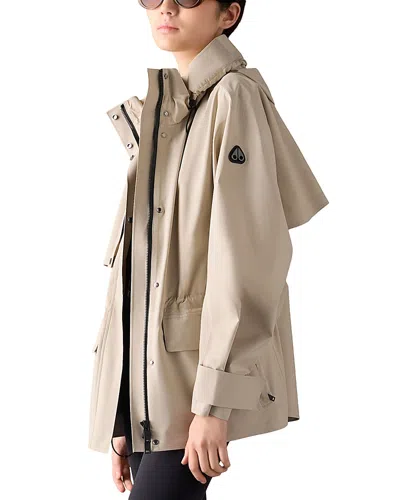 Moose Knuckles Laurier Rain Jacket In Brown