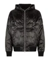 Moose Knuckles Leaf Quilted Bomber Jacket In Black