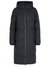 Moose Knuckles Lenin Black Nylon Blend Parka In Black