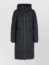 Moose Knuckles Lenin Black Nylon Blend Parka In Black