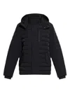 Moose Knuckles Greystone Down Jacket In Nero