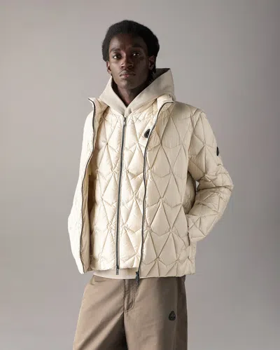 Moose Knuckles Lightweight Iceberg Quilt Down Jacket In Neutral