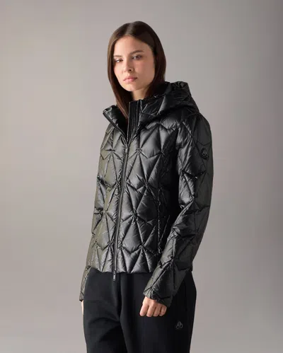 Moose Knuckles Lightweight Iceberg Quilt Down Jacket In Black