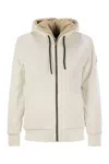 Moose Knuckles Logo Motif Plaque Zipped Hoodie