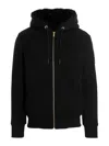 Moose Knuckles Linden Bunny Jacket In Black