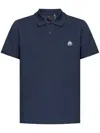 Moose Knuckles Everett Mens Polo Shirt In 蓝色