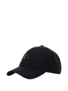 Moose Knuckles Logo Baseball Cap In Black