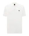 Moose Knuckles Logo-embroidered Cotton Polo Shirt In White
