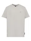 Moose Knuckles Logo-embroidered T-shirt In Grey