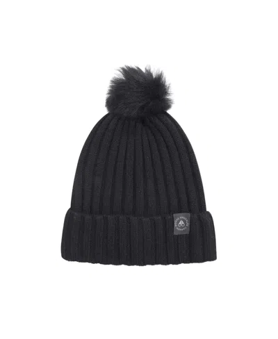 Moose Knuckles Logo Hat In Black