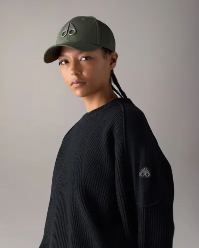 Moose Knuckles Logo Icon Baseball Cap In Combat