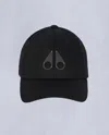 Moose Knuckles Logo Icon Cap In Black