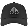 Moose Knuckles Logo Icon Cap Black Nickel In Black