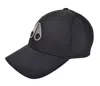 Moose Knuckles Logo Icon Cap Black Nickel In Black
