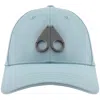 Moose Knuckles Logo Icon Cap Blue In Blue