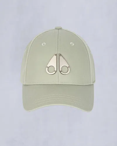 Moose Knuckles Logo Icon Cap In Gray
