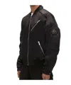 Moose Knuckles Courville Bomber Jacket For Men In Black