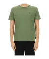 Moose Knuckles "duluth" Crew Neck T-shirt In Green