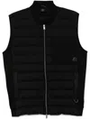 Moose Knuckles Weste Mit Logo-patch In Schwarz