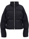 Moose Knuckles Agate Drawstring Puffer Jacket In Black