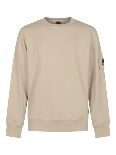 MOOSE KNUCKLES LOGO-PATCH SWEATSHIRT